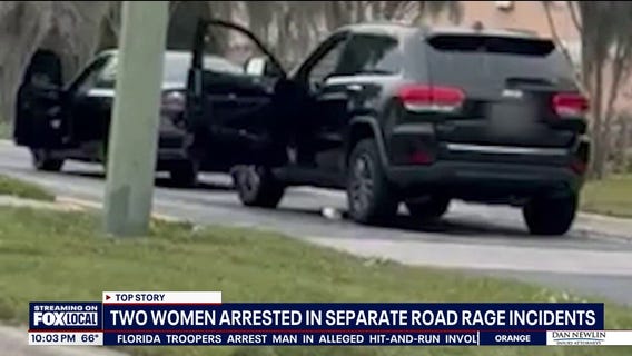 2 women arrested in separate Central Florida road rage attacks