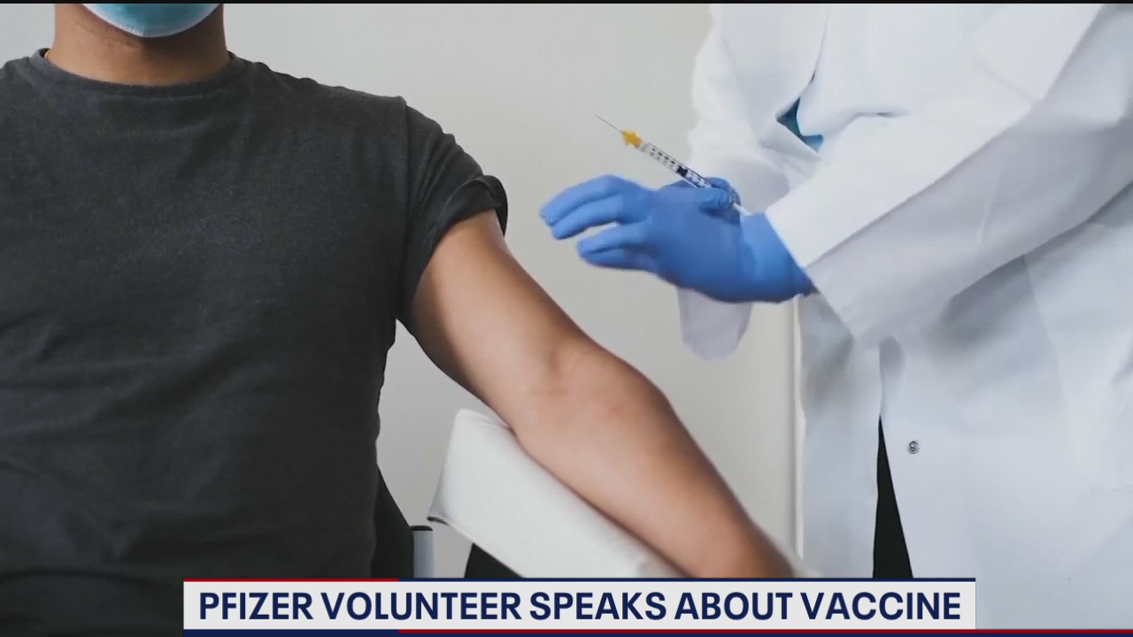 Pfizer volunteer talks about his experience