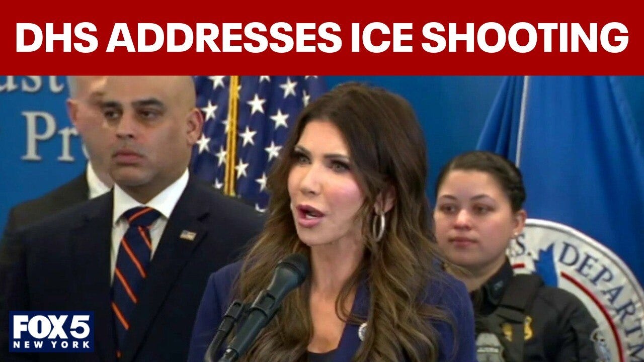 Noem speaks after Minnesota ICE shooting: FULL