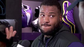 Vikings players getting ready for home opener
