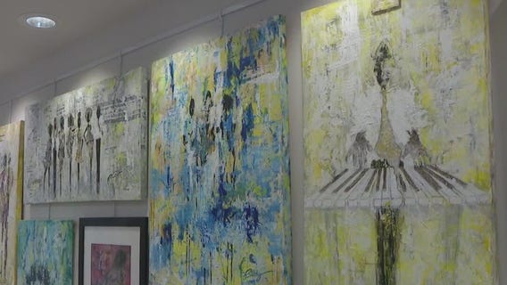 Bay Area painter uses art to start conversations