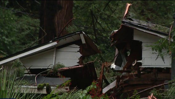 Tree destroys Guerneville home, family displaced