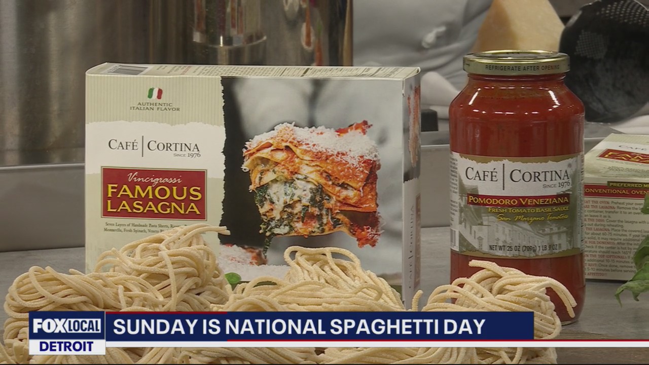 Sunday is National Spaghetti Day at Café Cortina