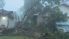 Houston tornado damage in Colony Creek Village
