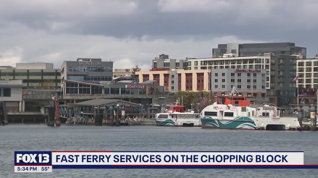 Fast Ferry cuts loom as Washington faces budget crisis