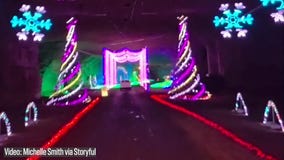 Driving through "Lights Under Louisville"
