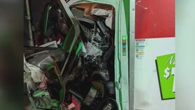 First responders rush to save man trapped in truck