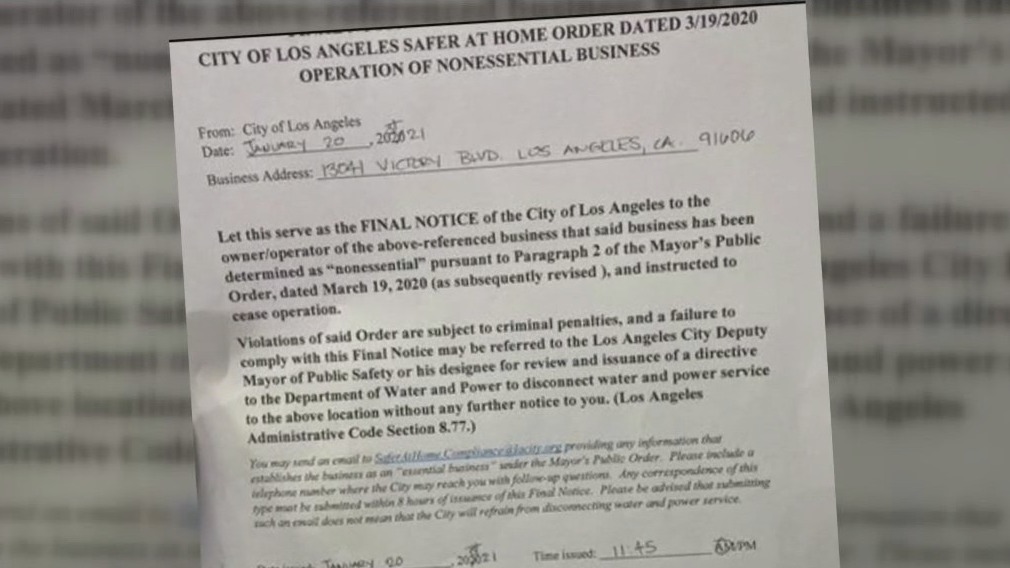 Nail salon co-owner says stay-at-home order lifted just days after receiving power shutoff threats