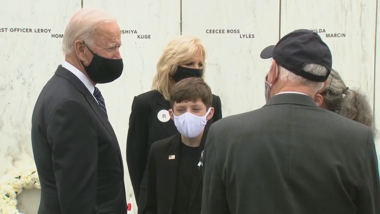 Joe Biden visits the Flight 93 memorial