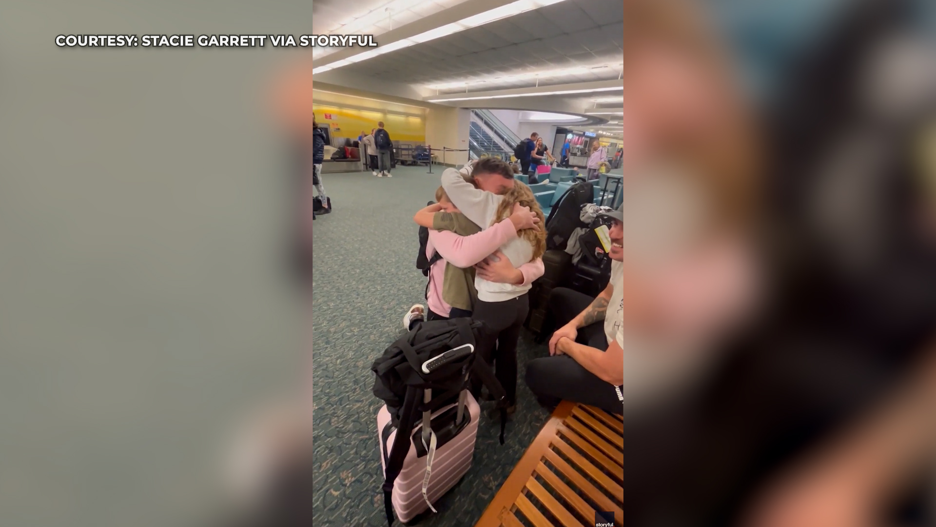 Watch: Airman surprises siblings at Orlando International Airport as early Christmas gift