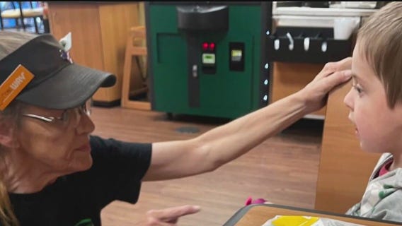 Andover Subway employee serving kindness