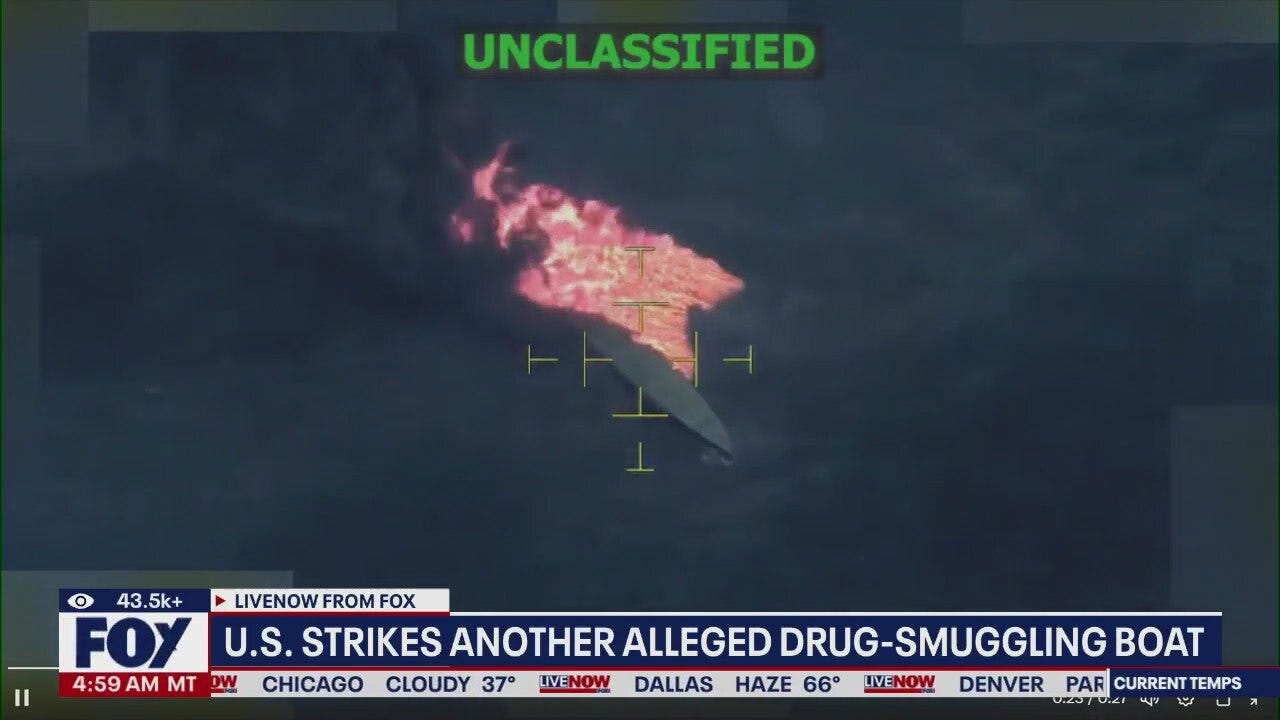 US strikes Venezuelan drug boat, 1 dead