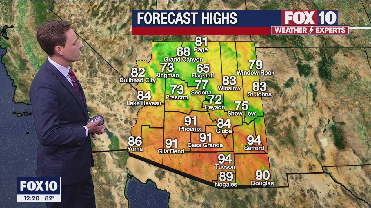 Noon Weather Forecast - 5/10/22