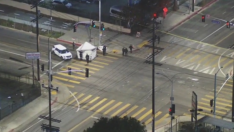 Pedestrian killed in South LA crash