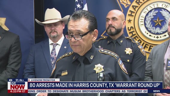 80 arrests made in Harris County, TX warrant roundup