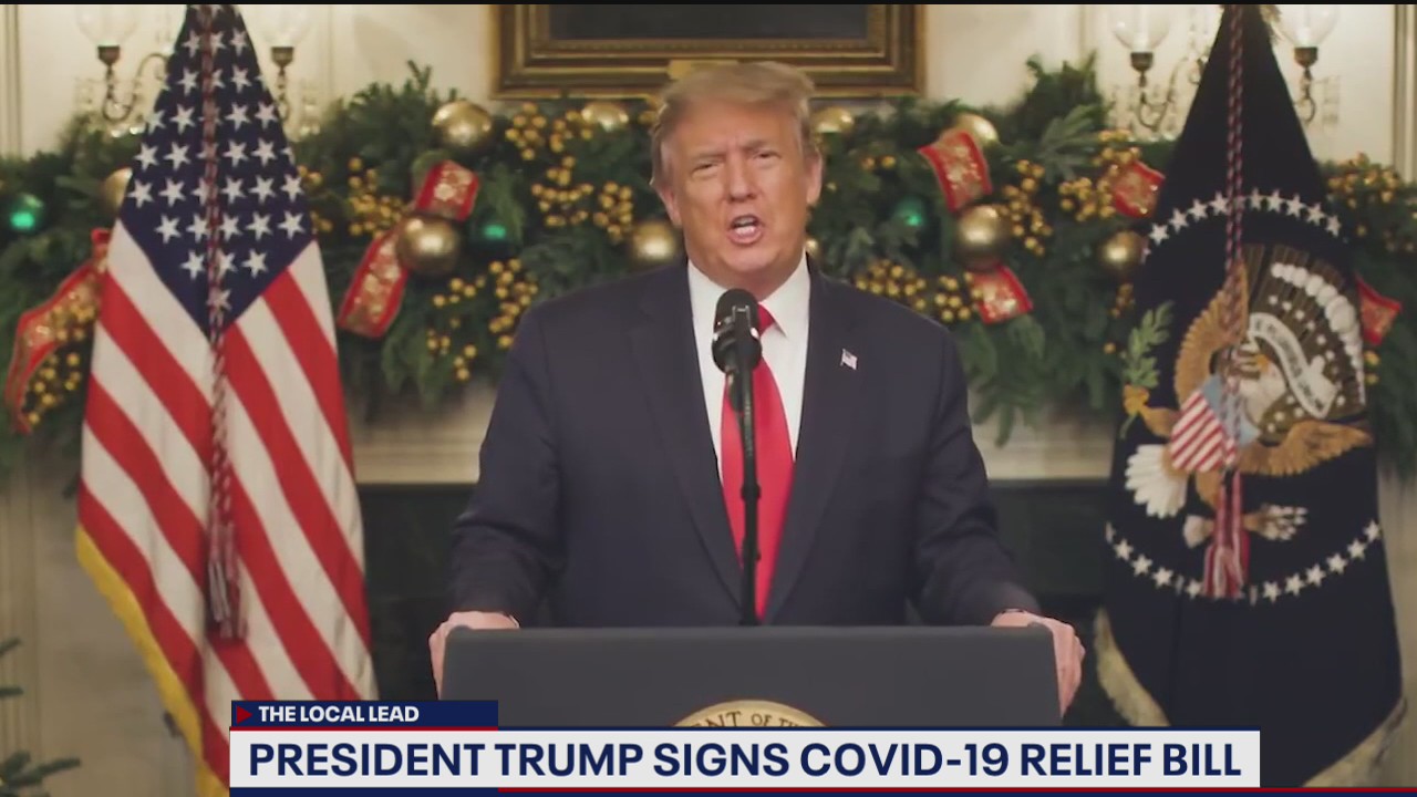 President Trump signs COVID-19 relief bill