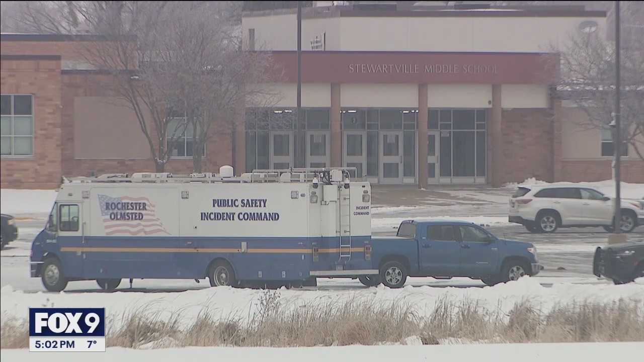 Stewartville HS shooting: Teen shot, man dead