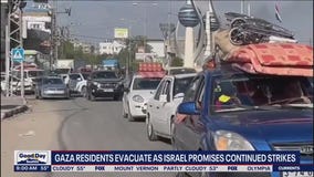 Gaza residents evacuate as Israel promises continued strikes