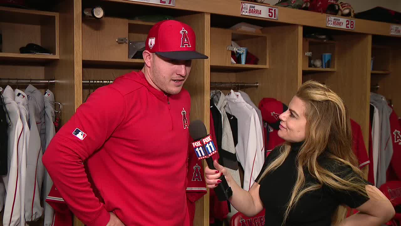 Angels superstar Mike Trout talks storm chasing in Arizona