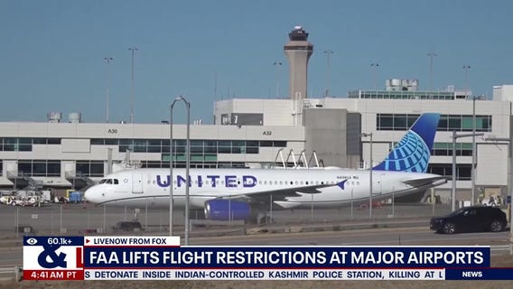 FAA Lifts Flight Restrictions at Major Airports