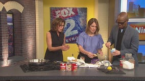 Making apple pie dessert tacos with Jill of All Trades