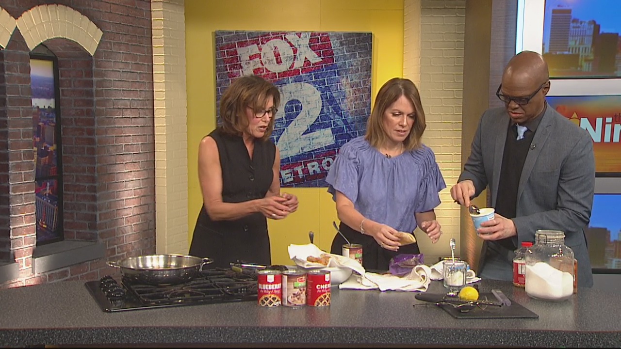 Making apple pie dessert tacos with Jill of All Trades