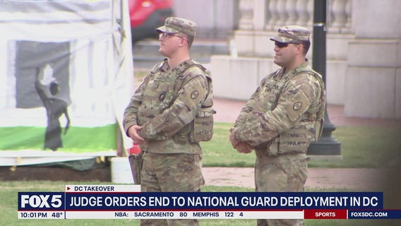 Federal judge orders National Guard troops to leave DC