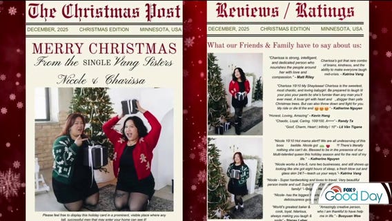 Woman's hilarious Christmas card is a dating pitch 