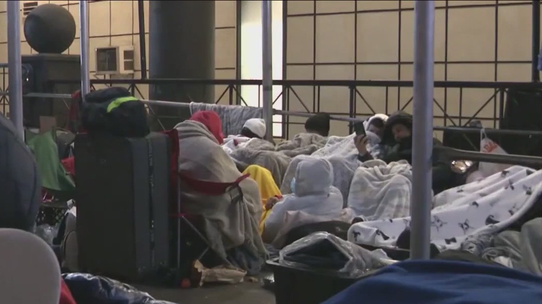 Processing immigrants arriving at the southern border