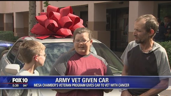 Mesa family grateful after they received a new car