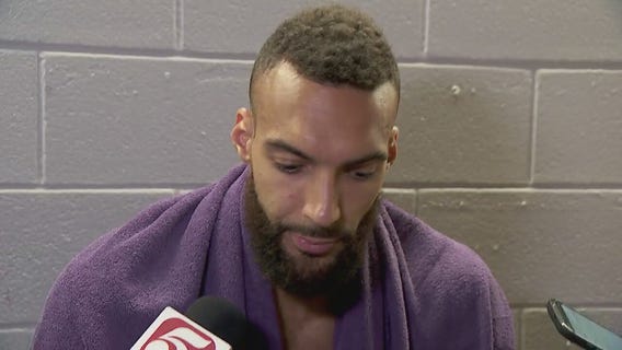Rudy Gobert reacts to Game 3 loss to Mavericks