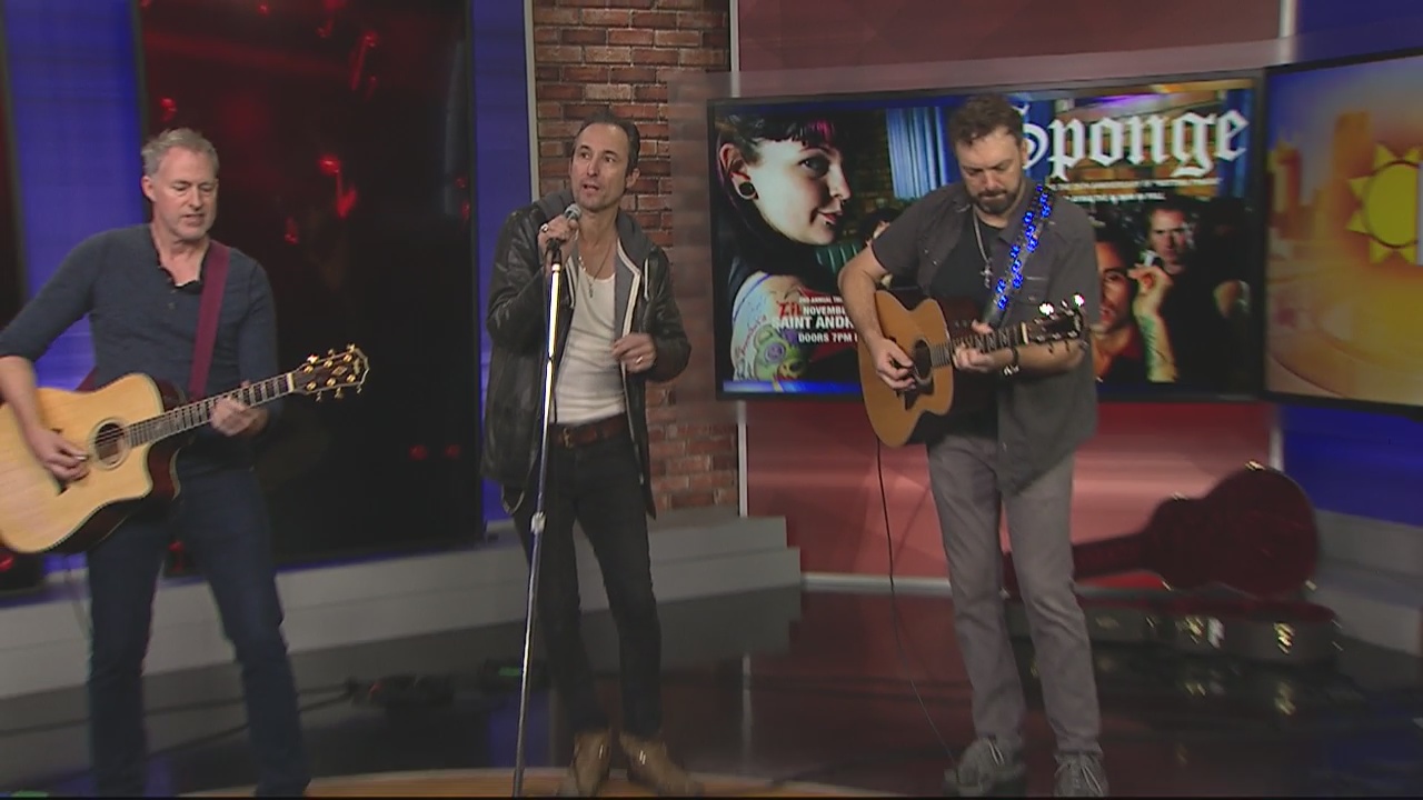 Sponge performs live on The Nine