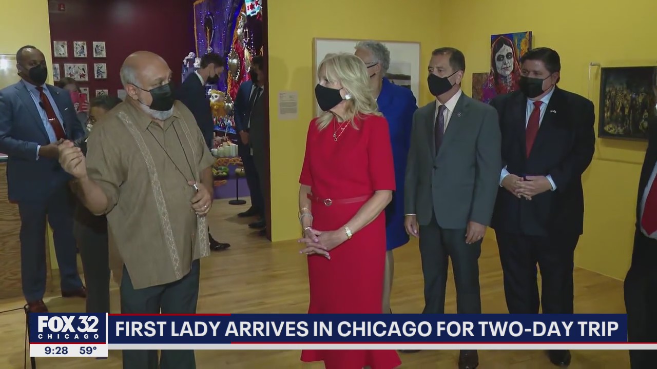 First Lady Dr. Jill Biden in Chicago for trip