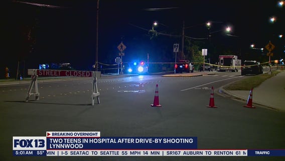 2 teens critically injured in Lynnwood drive-by shooing