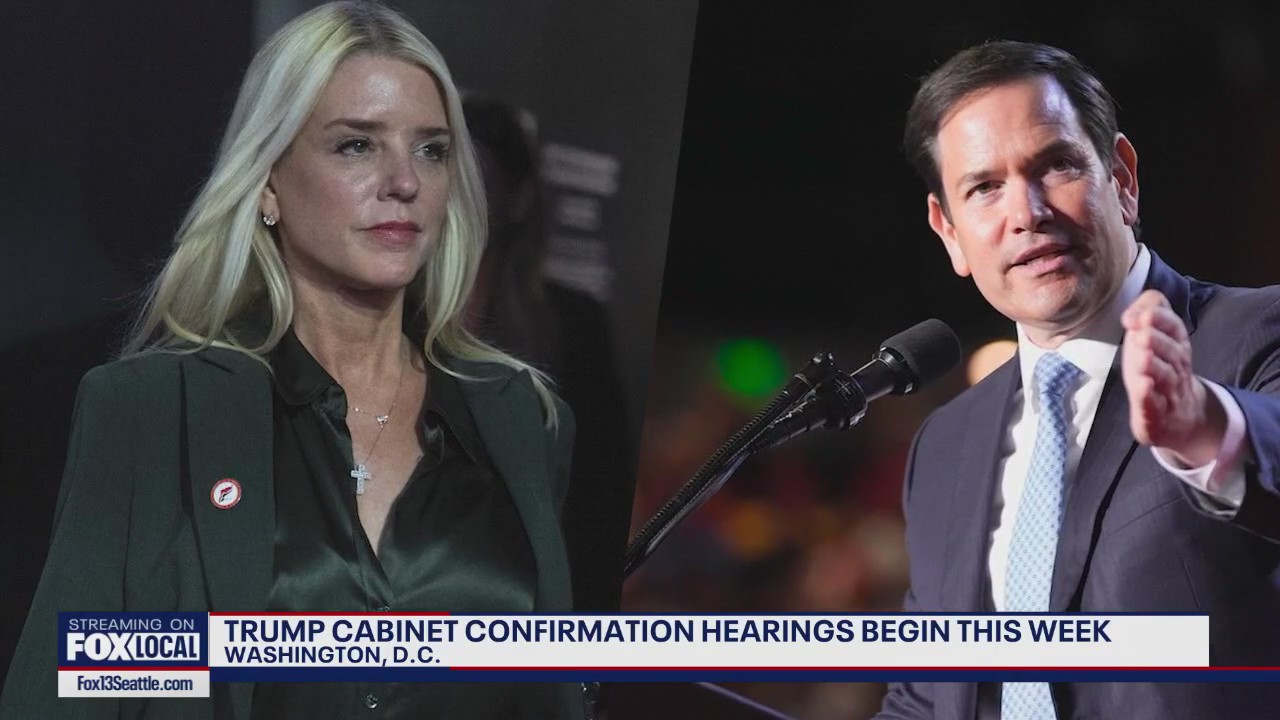 Trump cabinet confirmation hearings begin this week