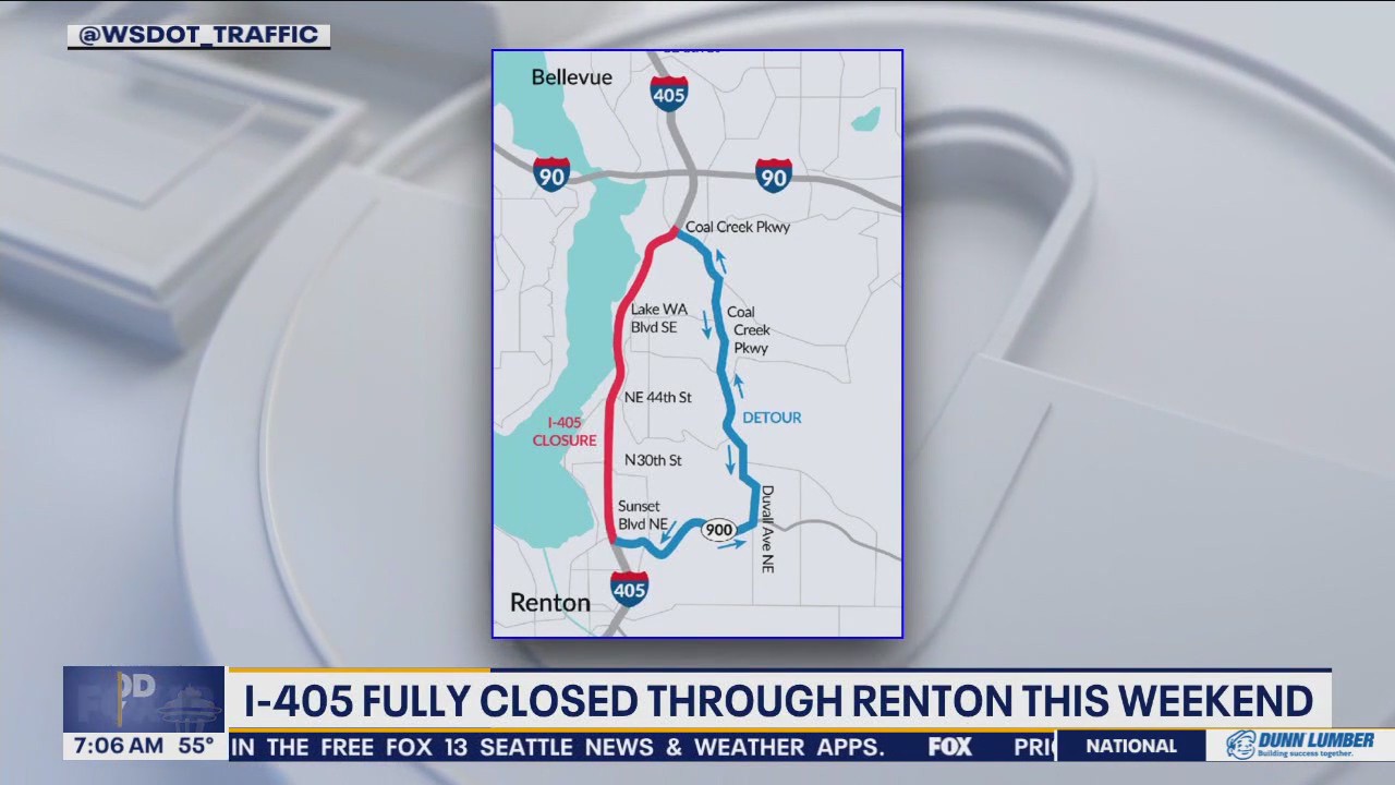 Road closures happening this weekend