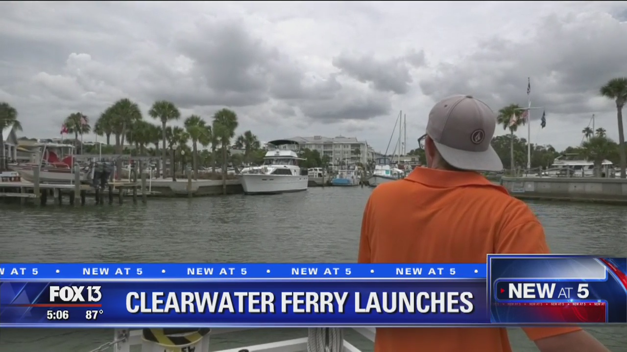 Aboard the Clearwater-Dunedin ferry | FOX 13 Tampa Bay