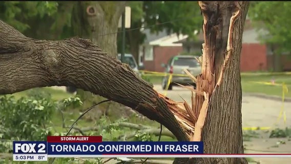 Probable tornado hits Fraser in Wednesday's first round of storms