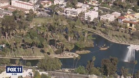Echo Park closed after protests, arrests; repair and renovation project proceeds