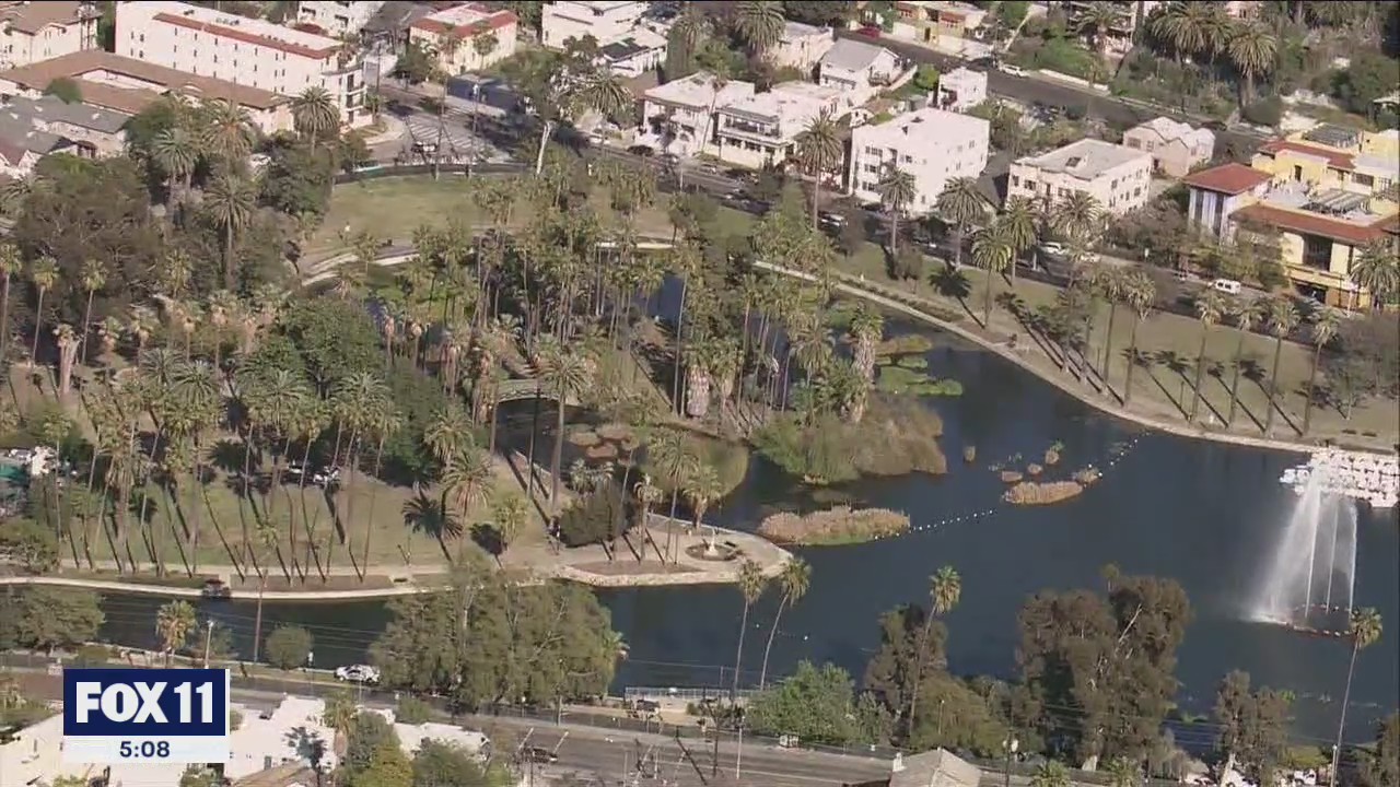 Echo Park closed after protests, arrests; repair and renovation project proceeds