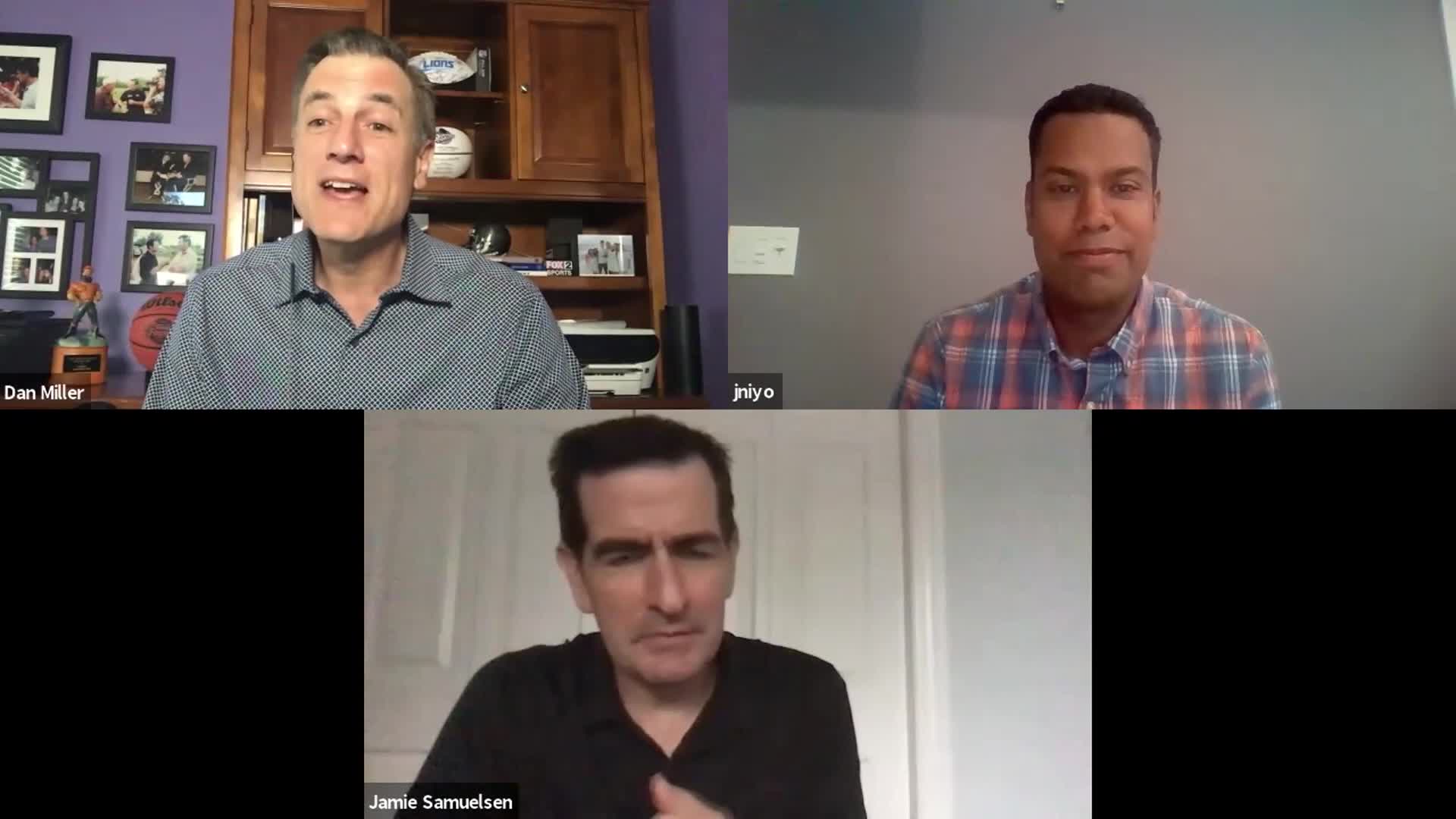 SportsWorks 6-21-20 -- Dan Miller with John Niyo and Jamie Samuelsen talking MLB, Pistons, NBA & Lions