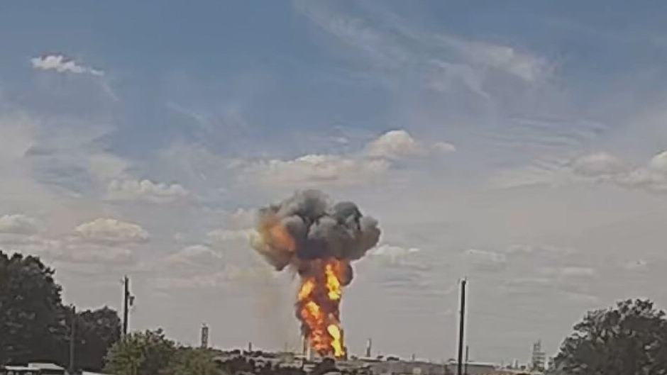 Firefly Aerospace test stand explodes