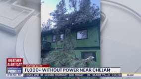 11,000 without power near Chelan, WA; all of Leavenworth also out