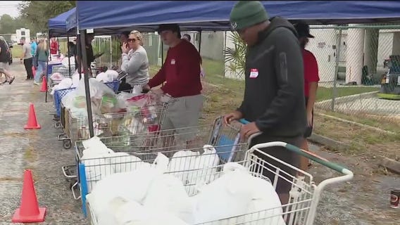 Salvation Army Clearwater turkey giveaway