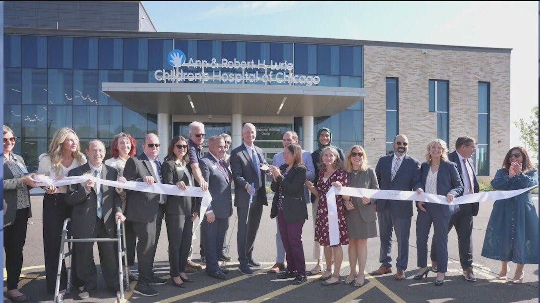 Money donated during Lurie Children's Radiothon for new Schaumburg location