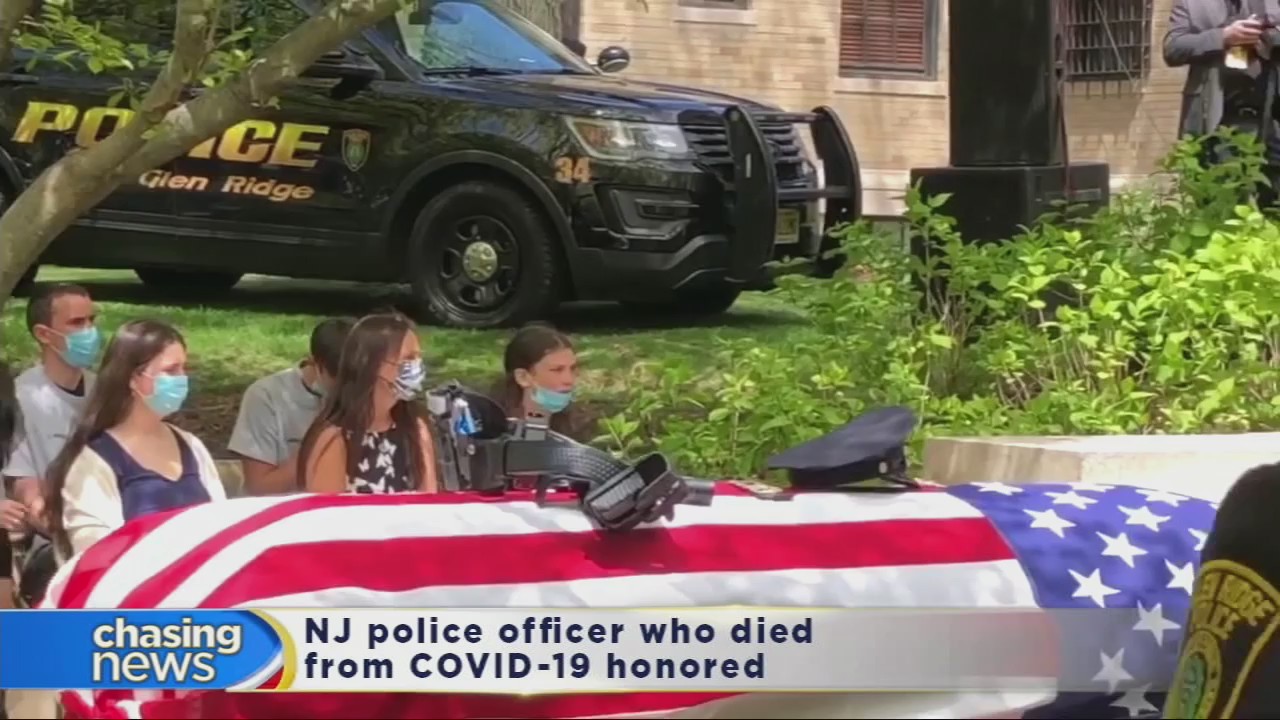 NJ police officer who died from COVID-19 honored