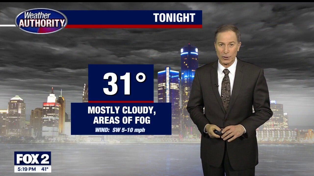 Chance for 50 degrees Thursday