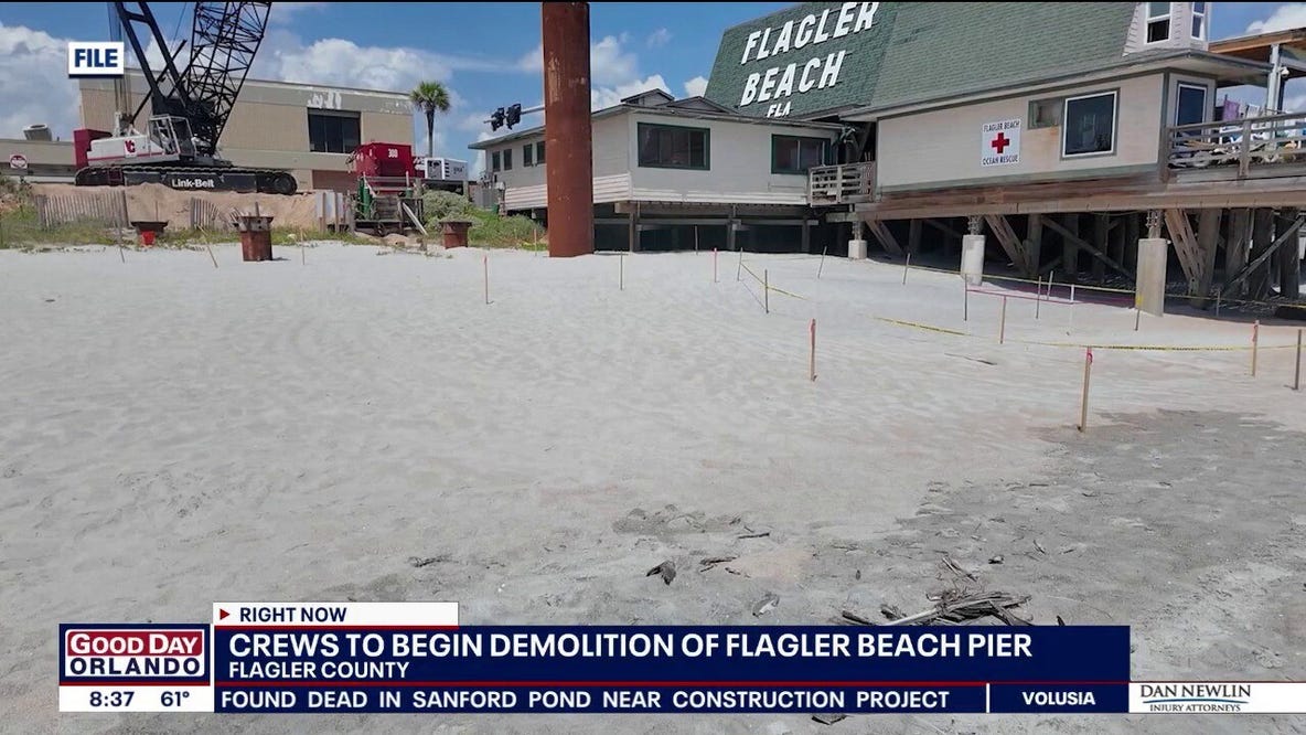 Crews to begin demolition of Flagler Beach Pier