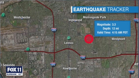 Series of earthquakes strike South LA