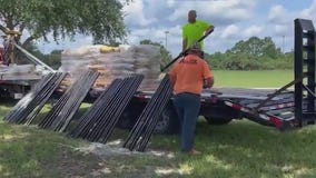 Crews installing fence to keep kids away from Palm Bay pond